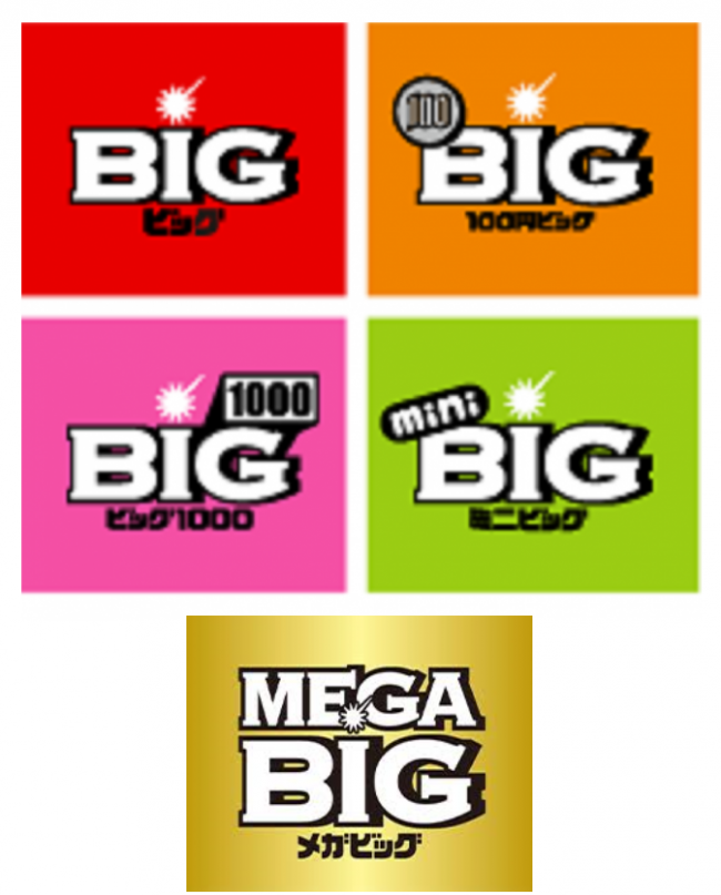 BIG/100~BIG/miniBIG/MEGABIG 